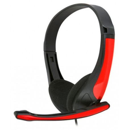 FREESTYLE HI-FI STEREO HEADSET + MIC FH40880 RED