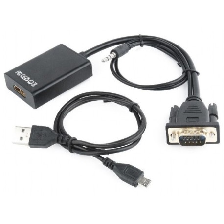 ADATTATORE CONVERTITORE VGA TO HDMI 15CM