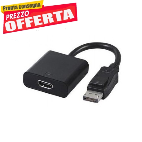 ADATTATORE CONVERTITORE DP TO HDMI V1.1