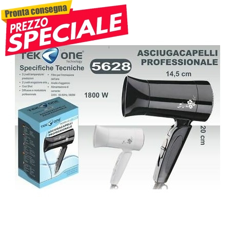 ASCIUGACAPELLI DA VIAGGIO 1800W