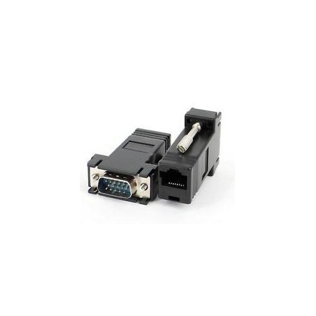 ADATTATORE CONVERTITORE VGA MASCHIO TO LAN RJ45