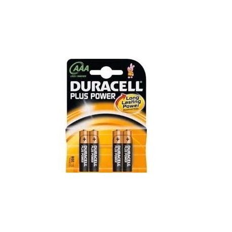 BATTERIA MINI STILO AAA ALCALINA 4PZ DURACELL