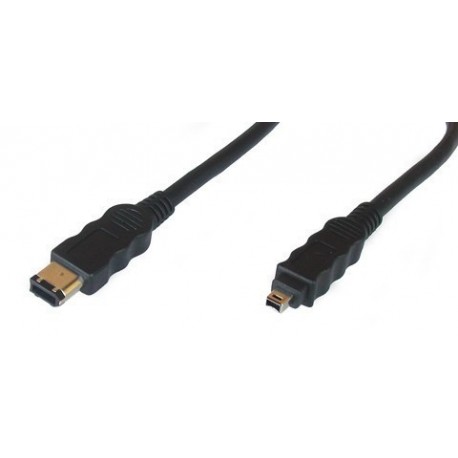 CAVO FIREWIRE 6 PIN A 4 PIN 1.8 MT Digitus