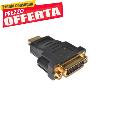 Adattatore Video DVI F to HDMI M