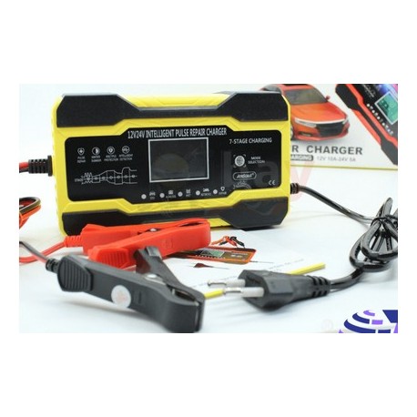 Caricabatterie per auto  12V(10A) / 24V (5A), compatibile con batterie al piombo