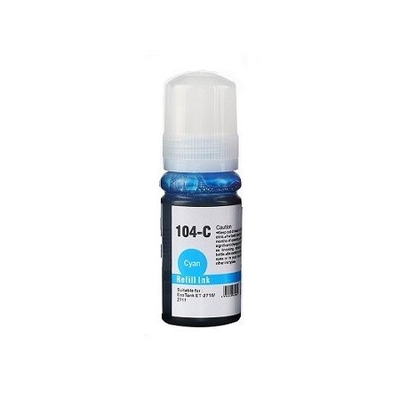 Inchiostro per Epson 70ml C13T00P240 Ciano   104C