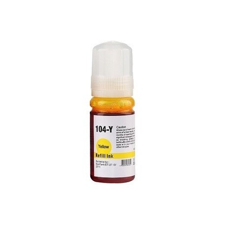 Inchiostro per Epson 70ml C13T00P440 Giallo   104Y