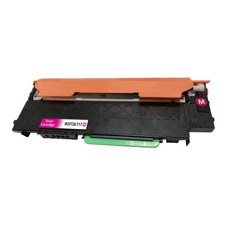 Toner Laser Comp  Rig  HP W2073A   117A Magenta Con Chip