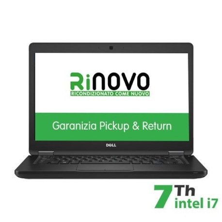 Portatile DELL LATITUDE E5480 INTEL CORE I77 GEN. 14 8giga 240giga Hd ssd Windows originale 10 PRO  Refurbished Garanzia  12