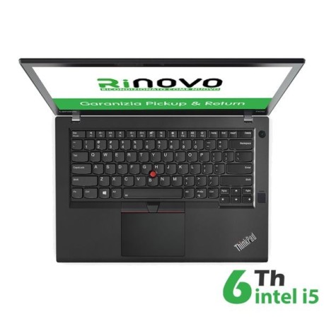 Portatile LENOVO THINKPAD T470 INTEL CORE I7 6GEN. 14 8giga 240giga Hd ssd Windows originale 10 PRO  Refurbished Garanzia  12