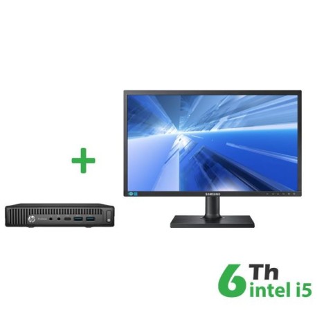 BUNDLE Comp. MINI HP 600800 INTEL CORE I56GEN. + MONITOR SAMSUNG 22 S22C450(RNBUNDLE20) PICK & RETURN