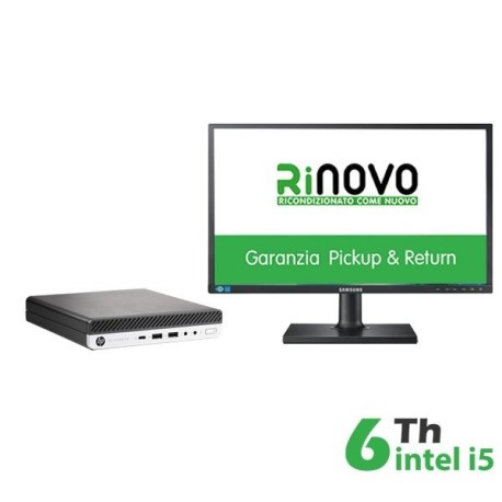 BUNDLE Comp. MINI HP 600800 G3 INTEL CORE I56GEN. + MONITOR SAMSUNG 22 S22C450(RNBUNDLE22) PICK & RETURN