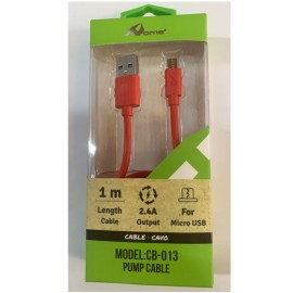 Cavo MICRO USB  1 MT 2.4 A