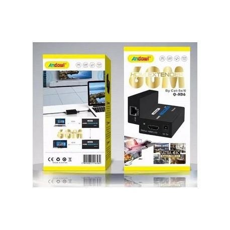 EXTENDER HDMI rj45 60MT