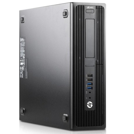 HP Workstation Z240 SFF Pc Intel i7-6700 Ram 32GB SSD 1TB NVMe Nvidia Quadro P1000 4GB  Refurbished grado A