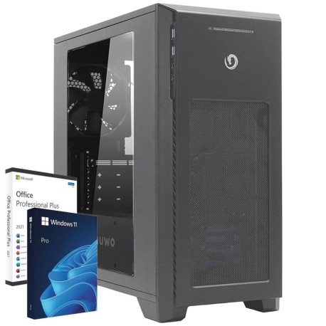 Pc fisso assemblato Teknatron Intel i3-14100 Ram 32GB SSD 500GB Windows 11 Pro + Office 2021