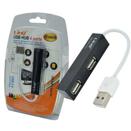 HUB USB 2.0  -   4 porte