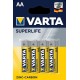 4 Batterie  Stilo  blister VARTA